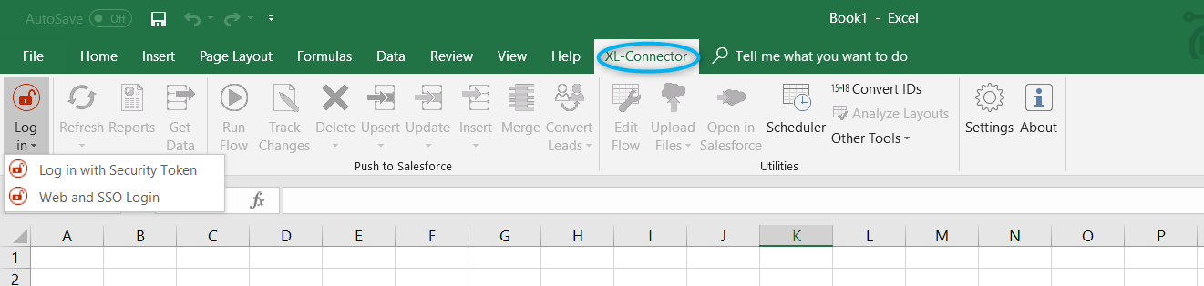 Salesforce XL-Connector