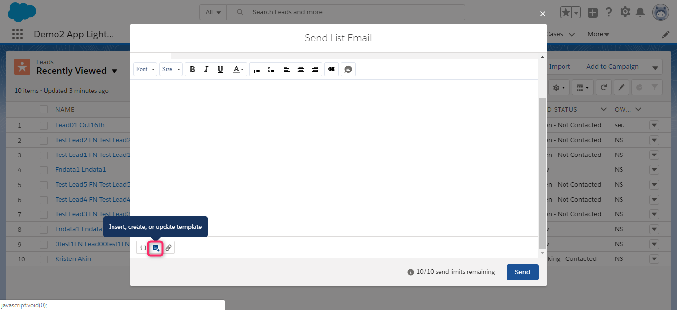 List Email