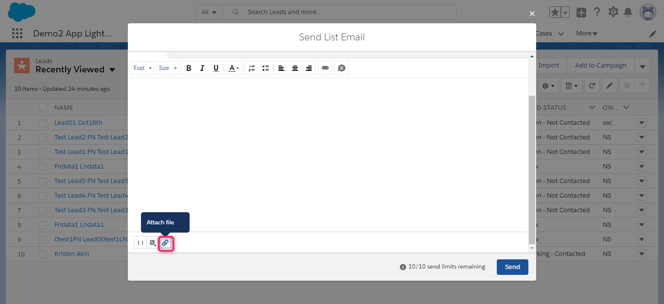 List Email