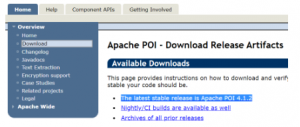 OOXML in Apache POI Apache POI - The Open Source Java solution for