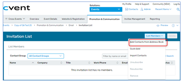 Cvent Integration with Salesforce