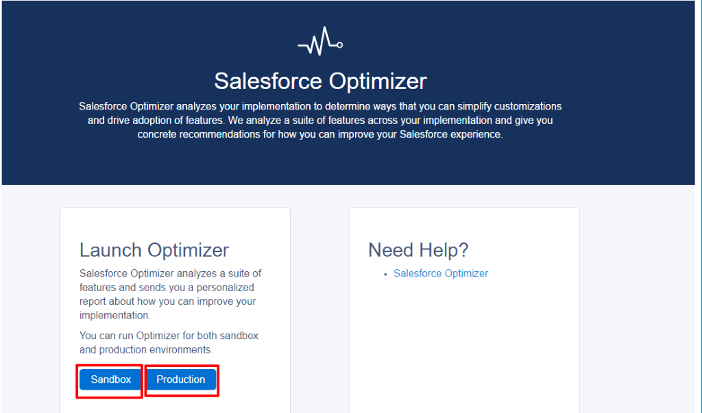 salesforce optmizer