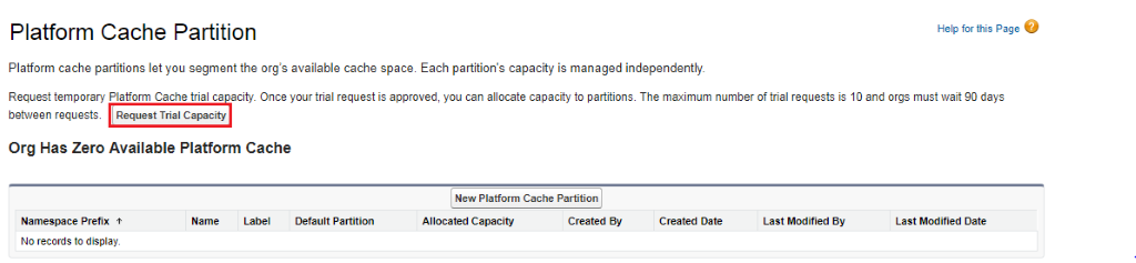 Platform Cache