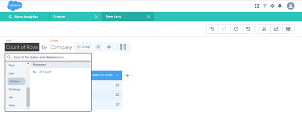 lenses in wave analytics