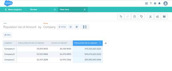 lenses in wave analytics