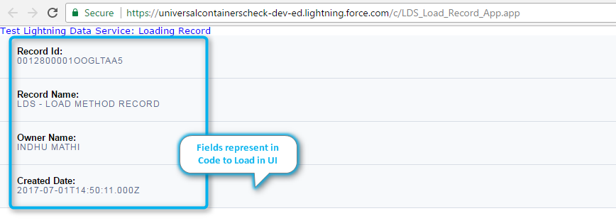 salesforce lightning data service