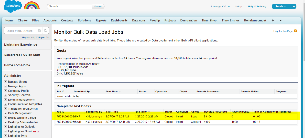 testing scheduled actions