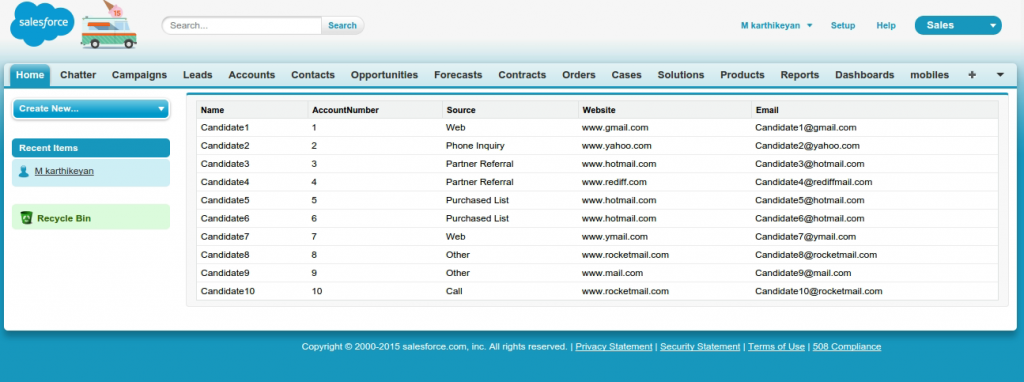 Salesforce Apex Callout