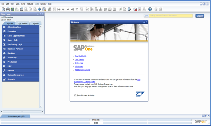 SAP overview