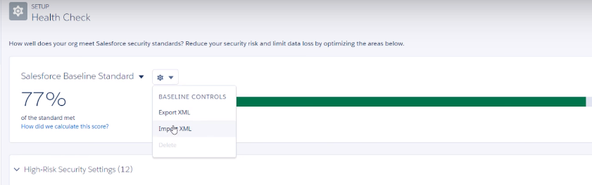 salesforce standard security