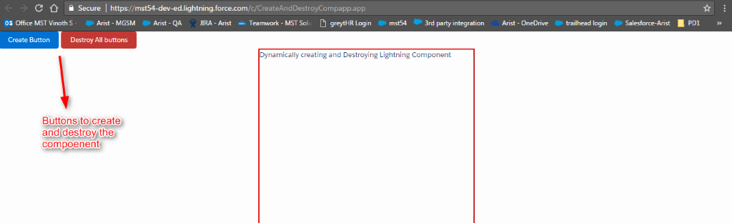 Creating dynamic components in salesforce