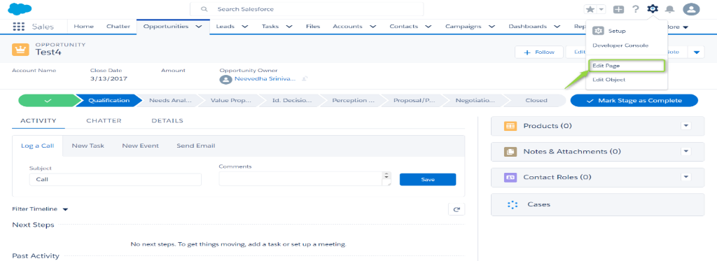 salesforce calendar view