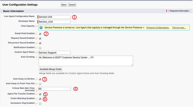 salesforce live agent features