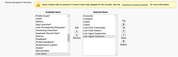 salesforce live agent features