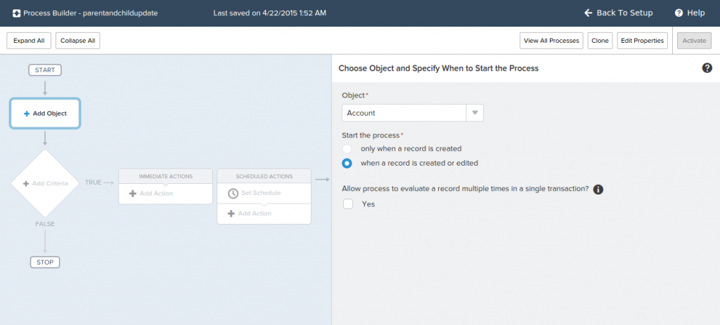 lightning process builder