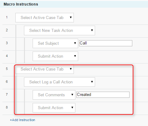 salesforce macros