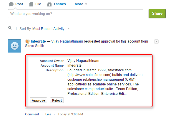 approval process in salesforce