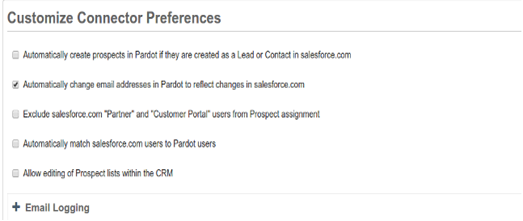 pardot connectors