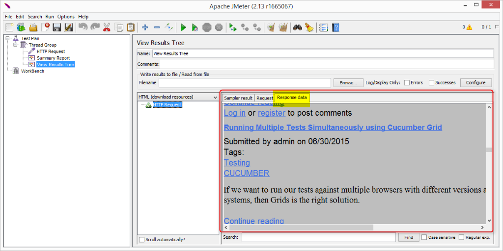 performance testing jmeter