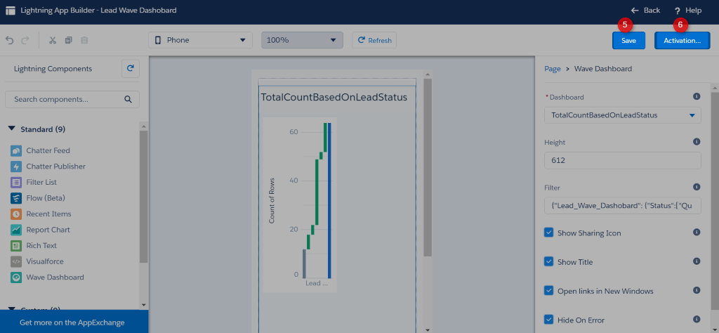 wave dashboard