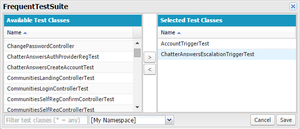 test suites salesforce