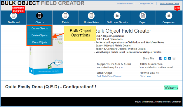 bulk object field creator