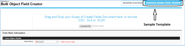 bulk object field creator