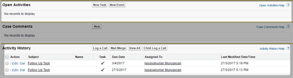 salesforce recurrence task