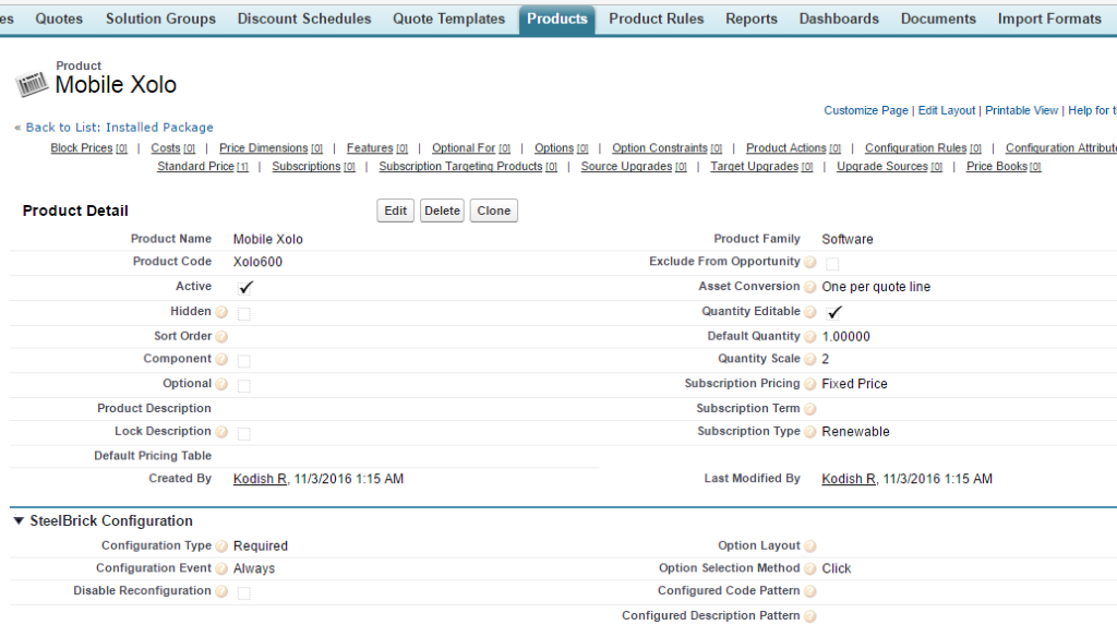 salesforce cpq steelbrick