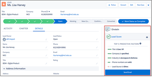 Einstein Lead Scoring | MST Solutions