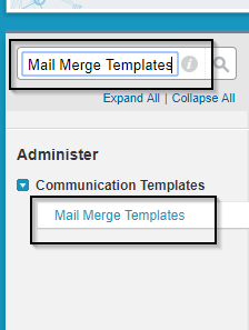 Mail Merge in word