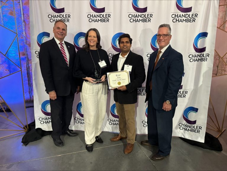 Mastek is named a Top 100 company by the Chandler Chamber of Commerce.